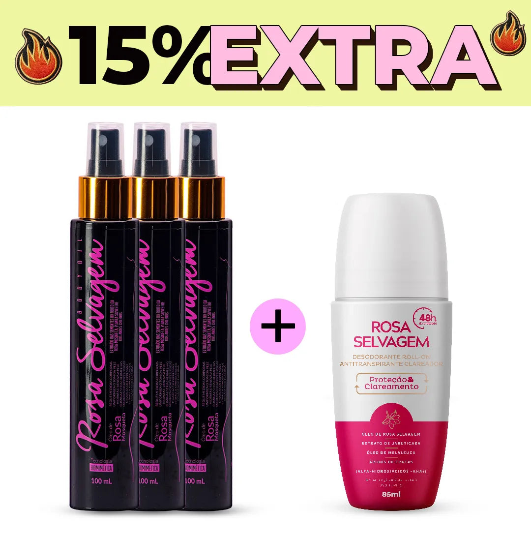 Ultrasale - Kit 3 óleos + desodorante clareador