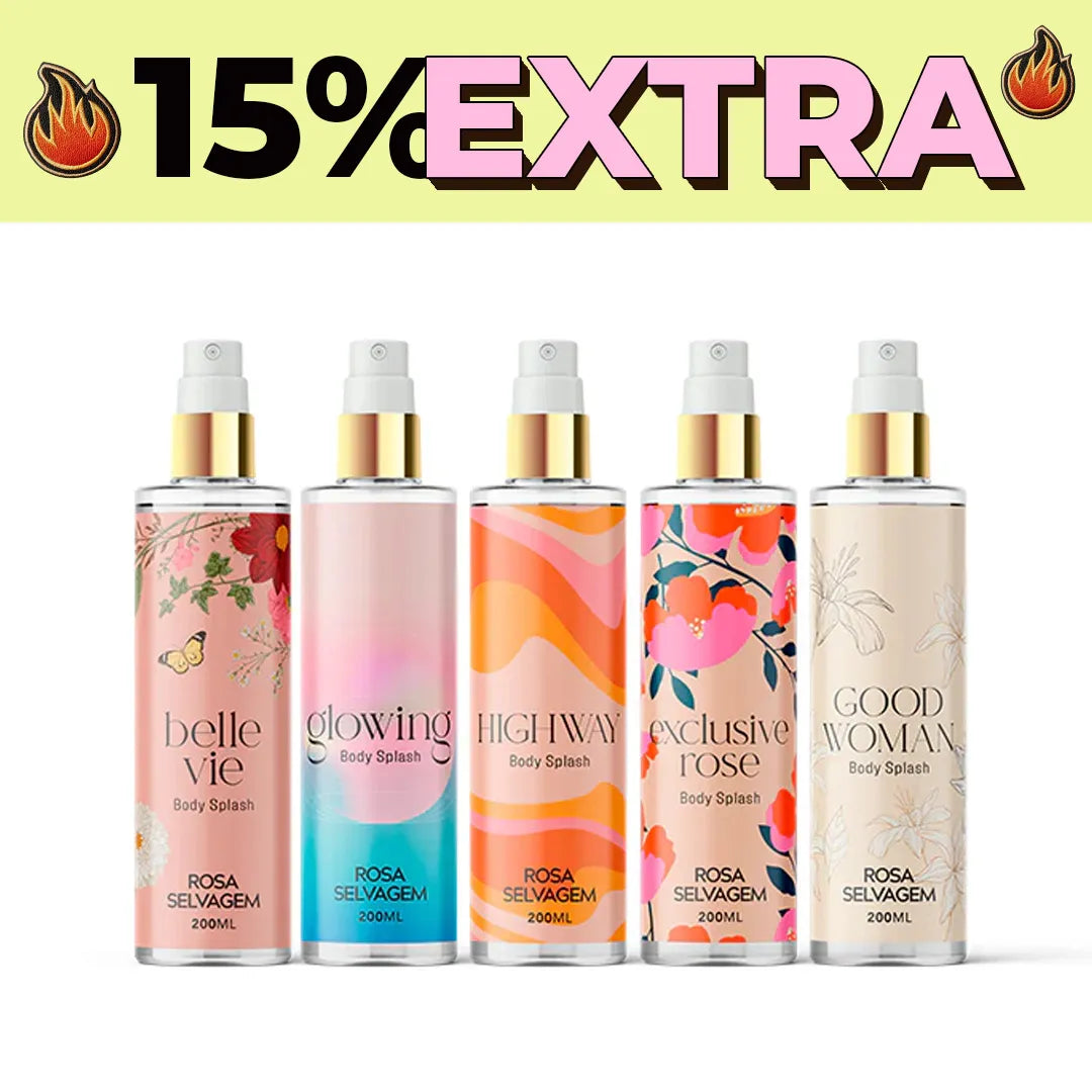 Ultrasale - Kit body splashes rosa selvagem