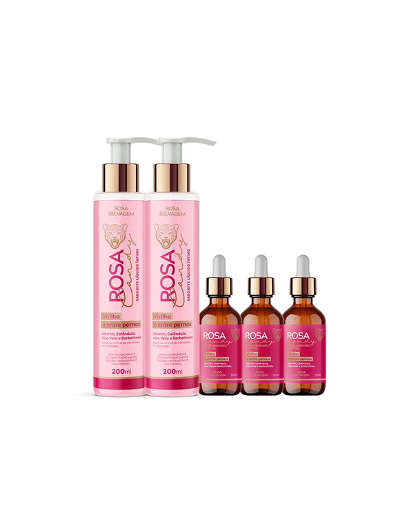 KIT Rosa Candy Clareamento Íntimo