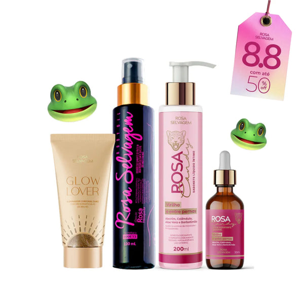 KIT Verão - Clareador de PPK + Iluminador Gold
