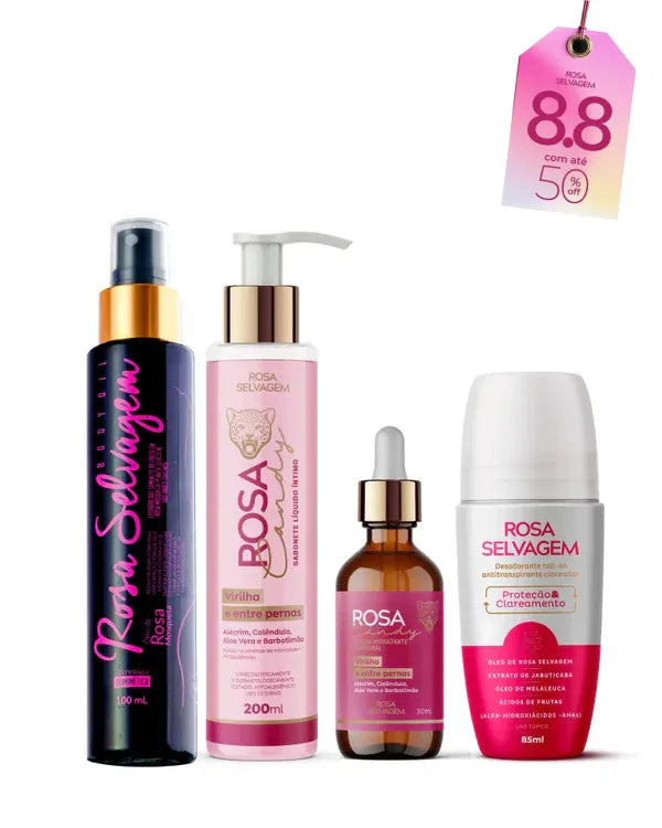 KIT Rosa Candy - Clareamento Completo