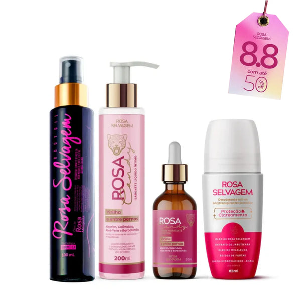 KIT Rosa Candy - Clareamento Completo