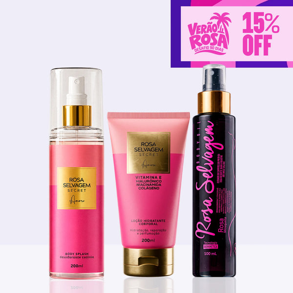 KIT Secrets - Amore - Verão Rosa