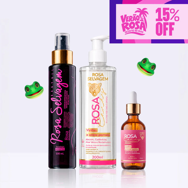 Kit Mirella - Clareador de 🐸 - Verão Rosa