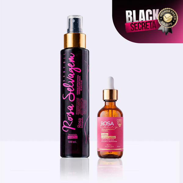 KIT Rosa Candy - Sérum Clareador Íntimo + Óleo