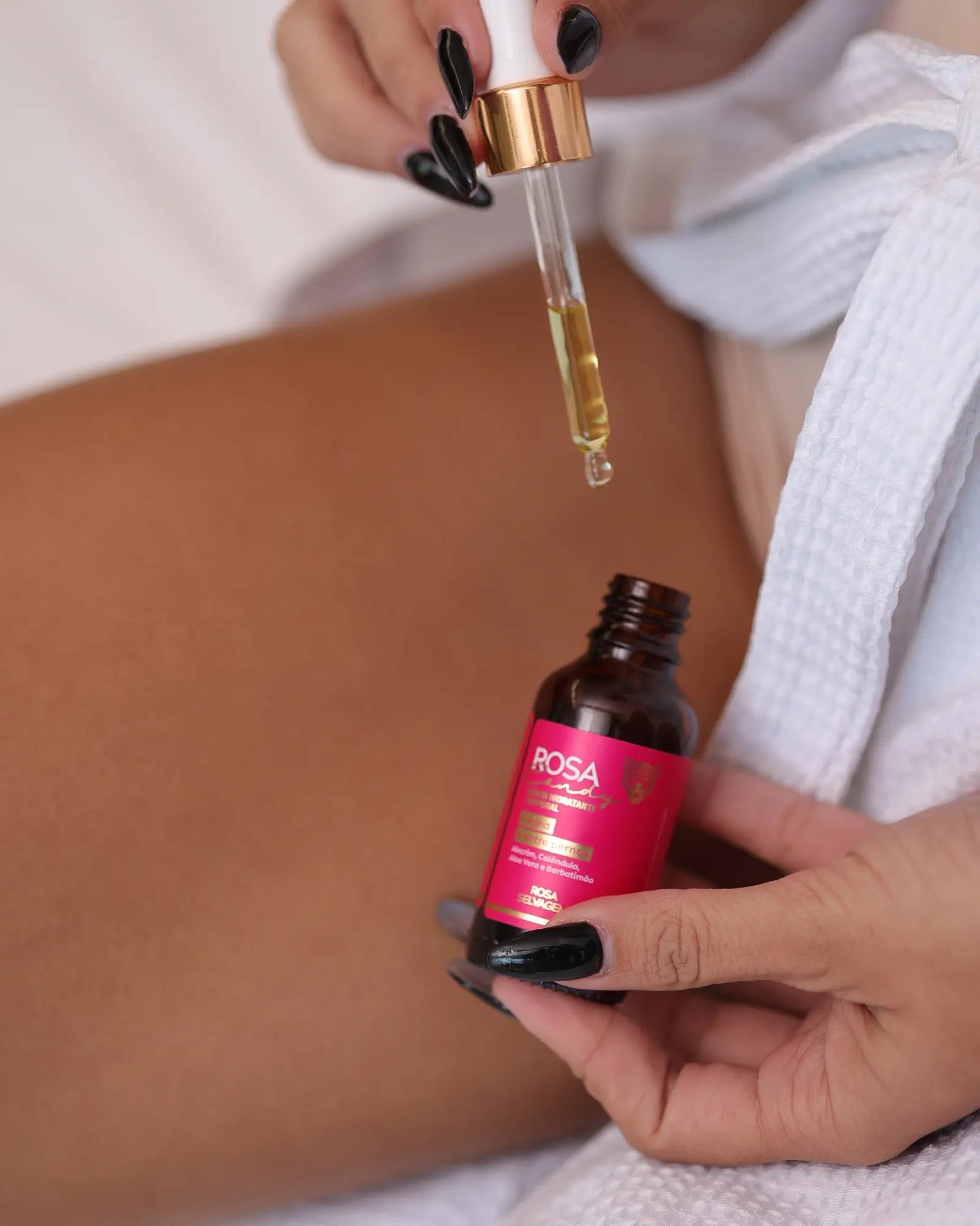 RELAMPAGO - Kit Rosa Candy: Sérum Clareador Íntimo + Óleo