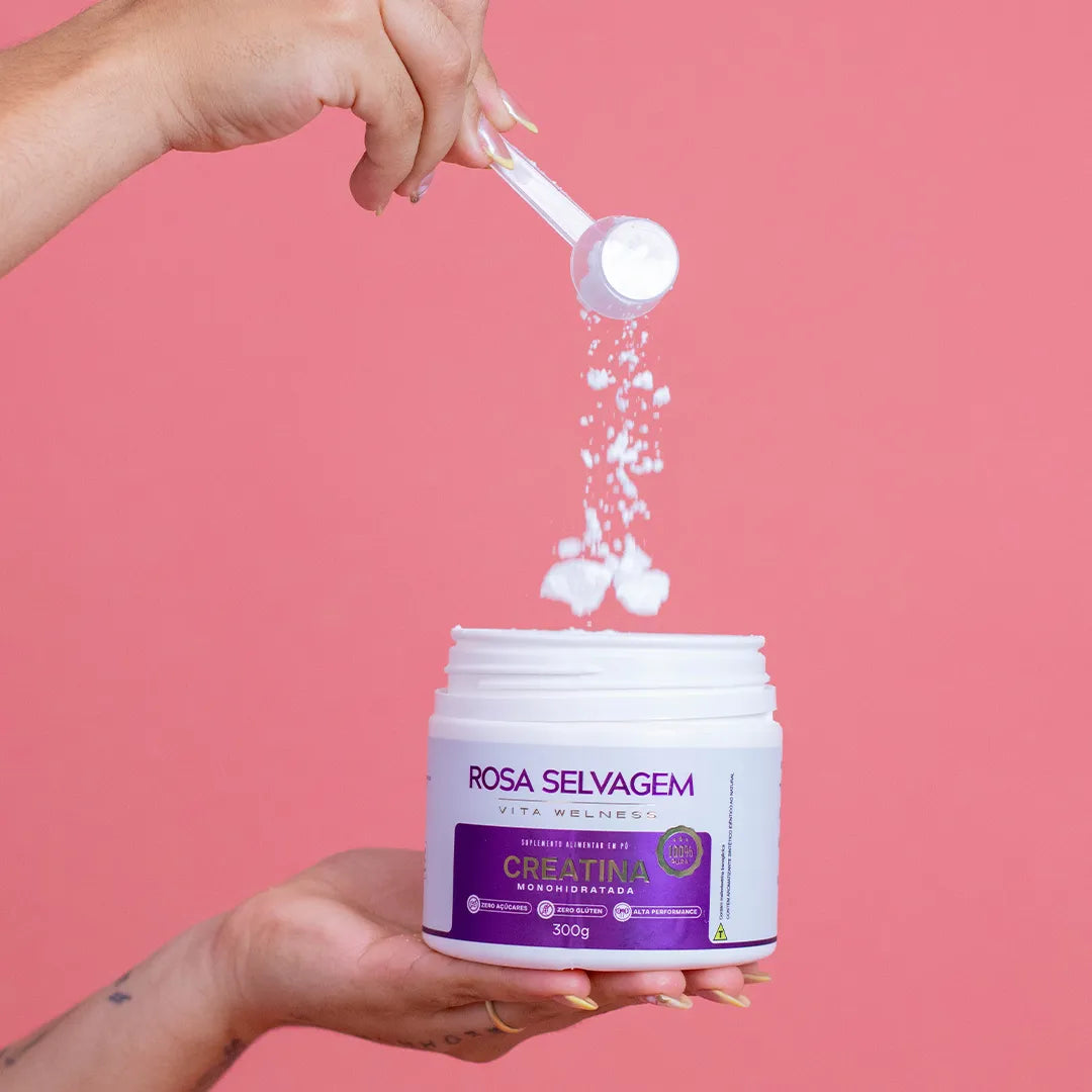 Creatina Monohidratada - Rosa Selvagem