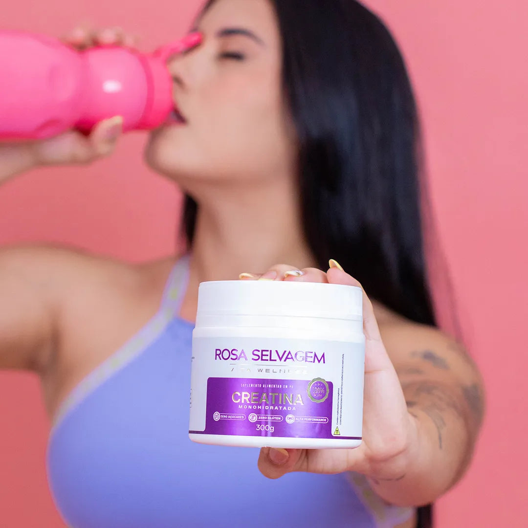 Creatina Monohidratada - Rosa Selvagem 3 unids.