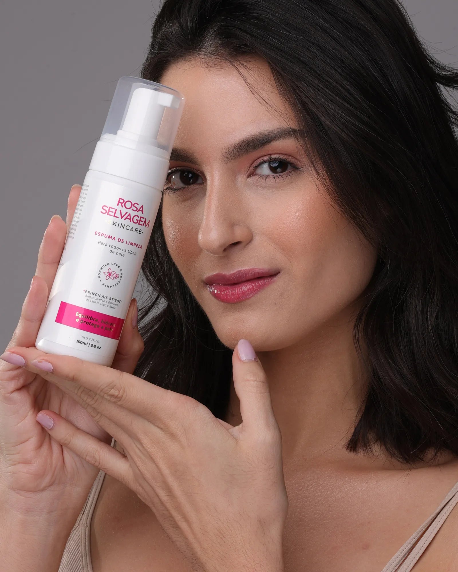 Rosa Selvagem - Espuma de Limpeza - Antioleosidade e Antiacne