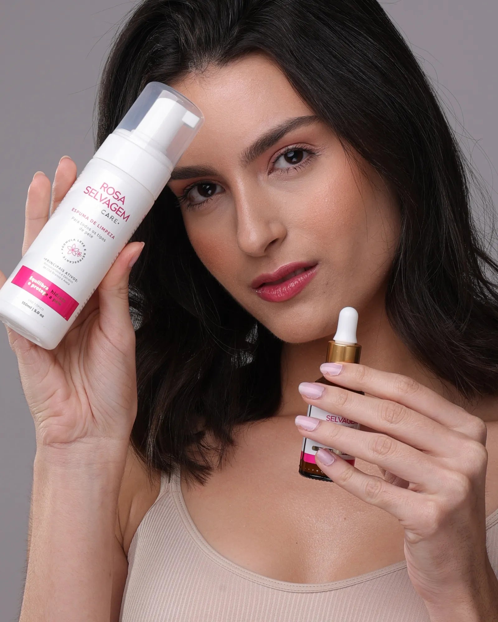 Rosa Selvagem - Espuma de Limpeza - Antioleosidade e Antiacne