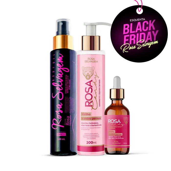 Kit Rosa Candy - Clareador íntimo