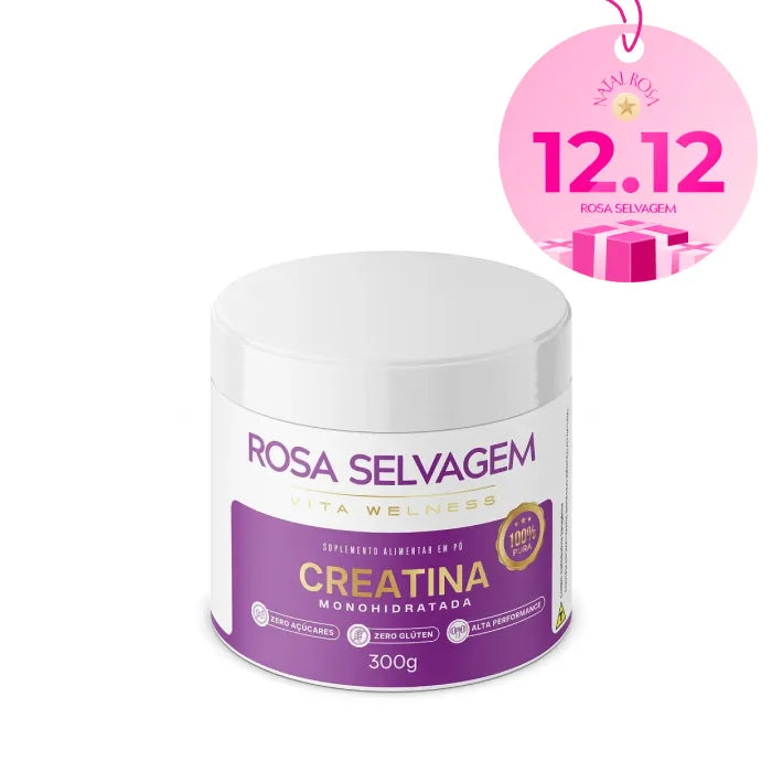 Creatina Monohidratada - Rosa Selvagem