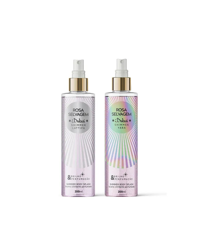 KIT Body Splash Dubai Shimmer Lattifa + Shimmer Yara