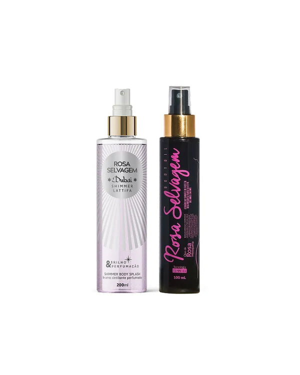 KIT Óleo Clareador + Body Splash Dubai Lattifa