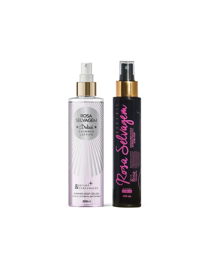 KIT Óleo Clareador + Body Splash Dubai Lattifa