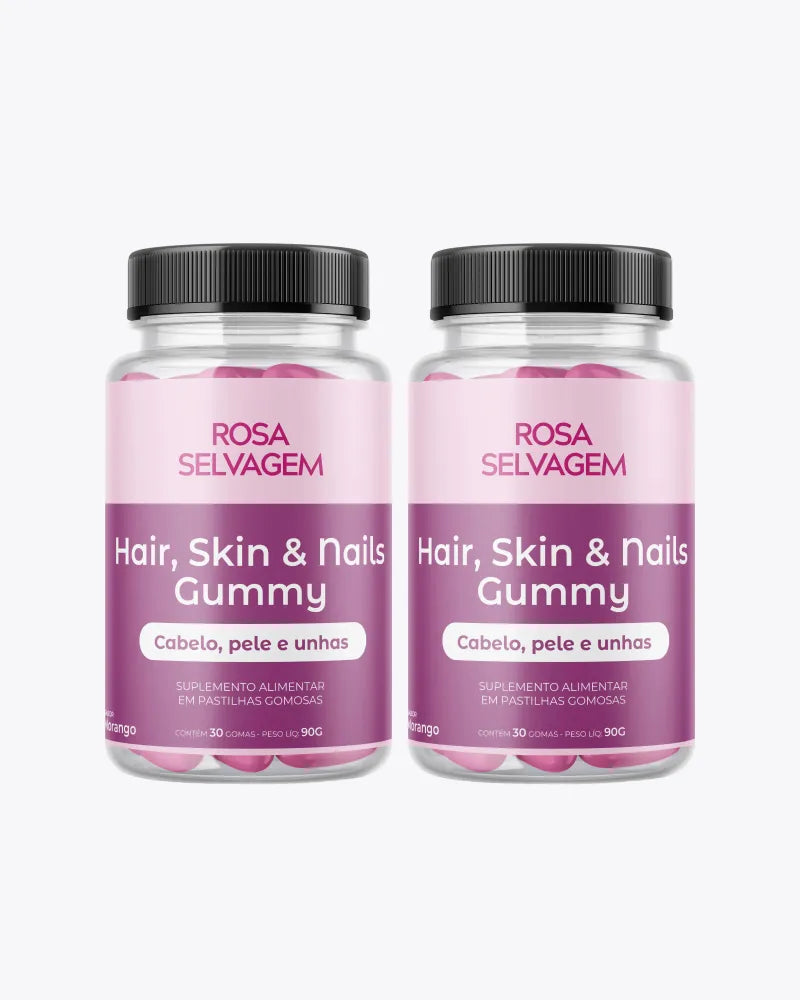 2 Gominhas - Cabelo, pele e unhas