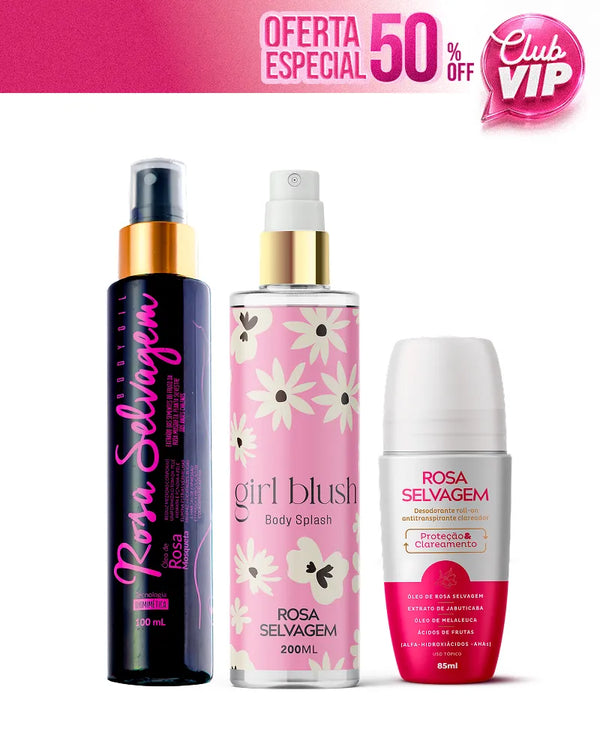 Kit Girl Blush + Óleo + Desodorante (VIP)