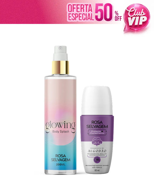 Kit Glowing + Desodorante Algodão (VIP)