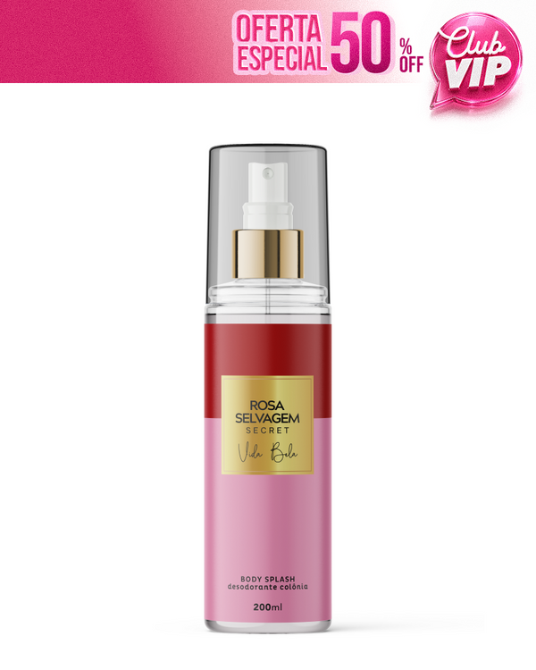 Body Splash Secrets - Vida Bela - Cheiro de Mulher Chique (VIP)