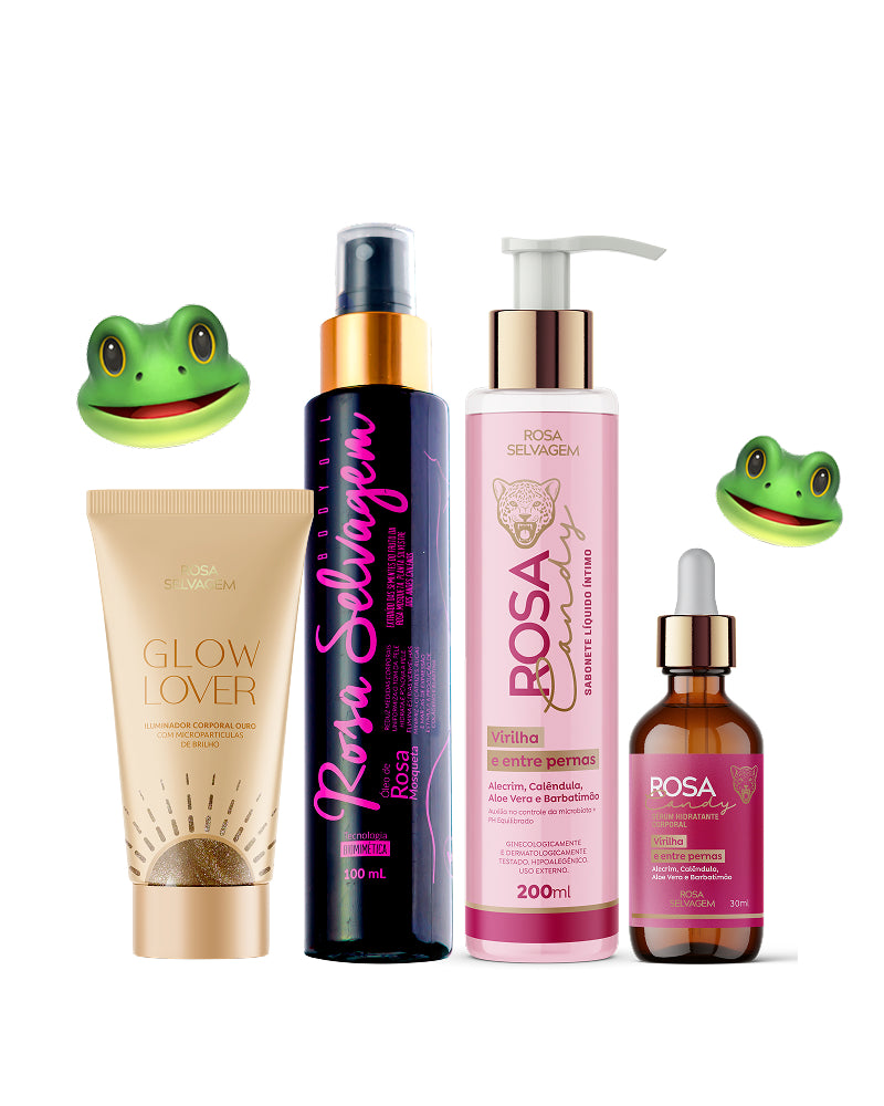 Kit verão - Clareador de ppk + Iluminador gold