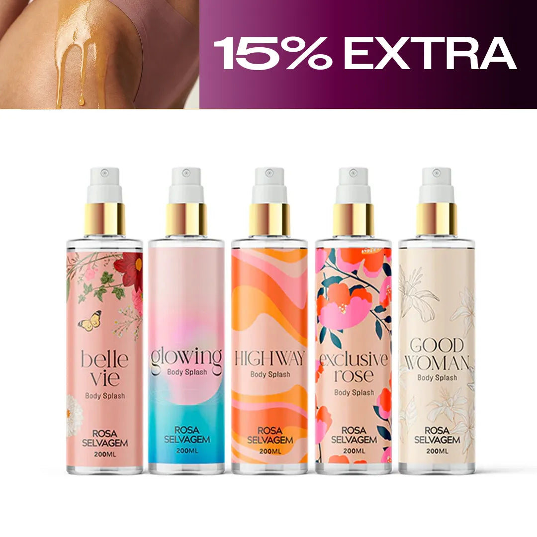 Summer Sale - Kit body splashes rosa selvagem