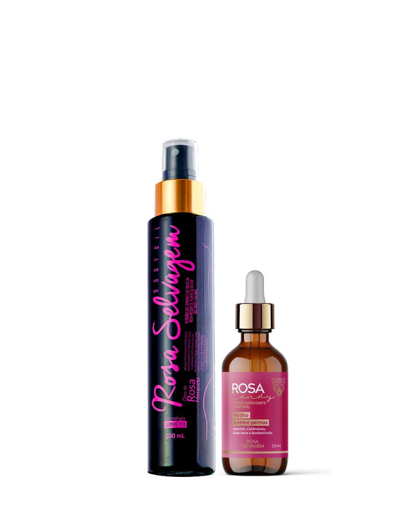 KIT Rosa Candy - Sérum Clareador Íntimo + Óleo