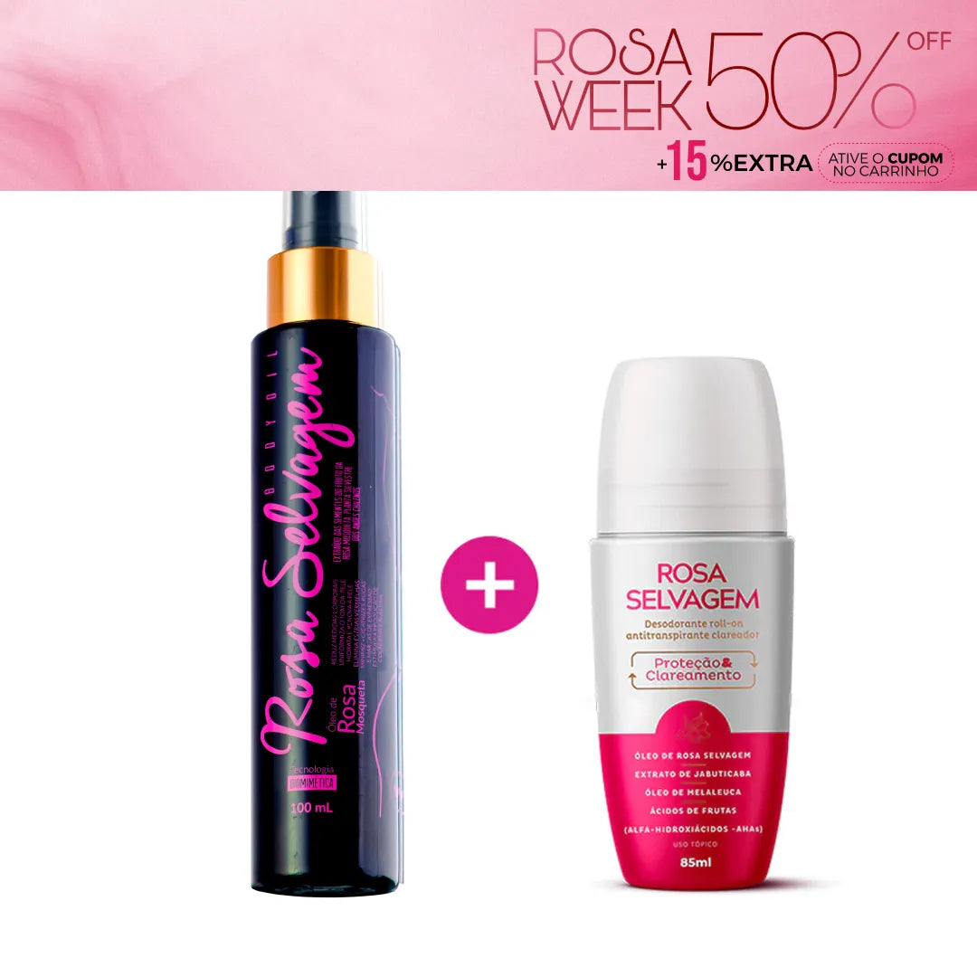 Clareamento axiliar completo - Rosa Week