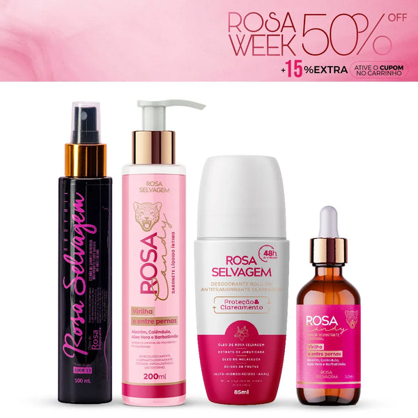 Kit clareamento completo - Rosa Week