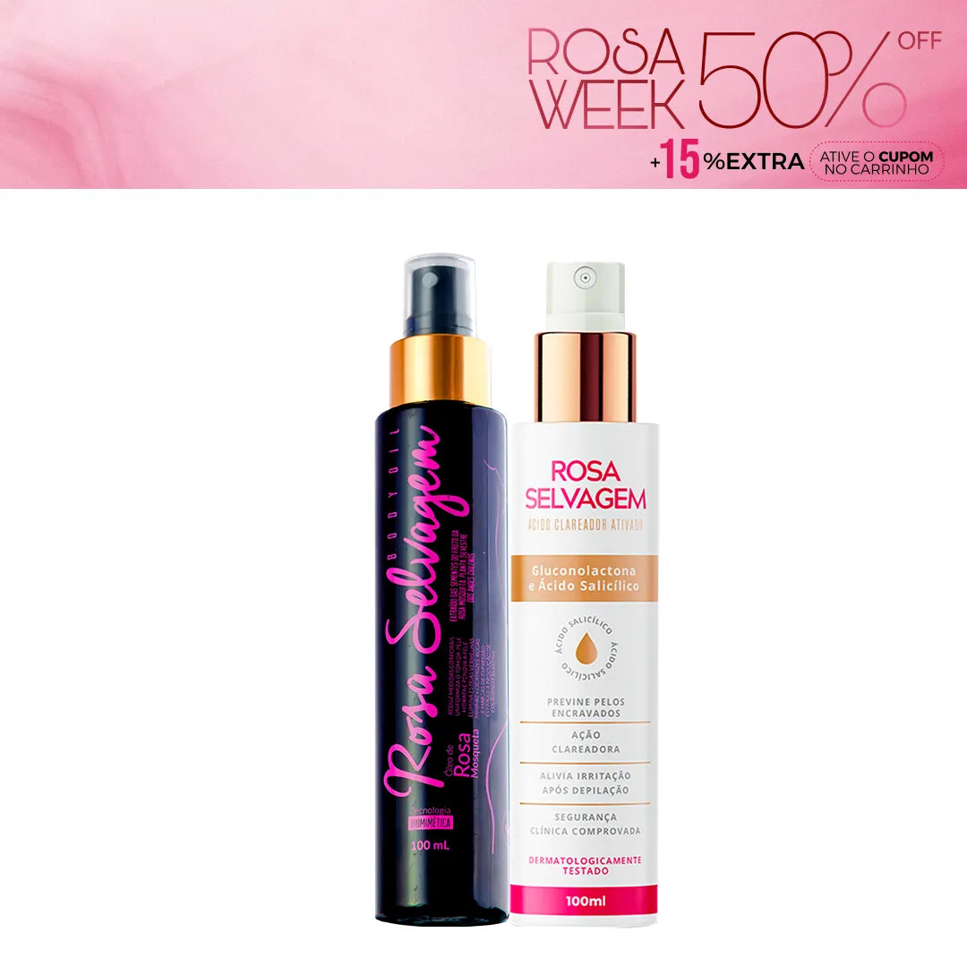 KIT Duplo Clareamento - Rosa Week
