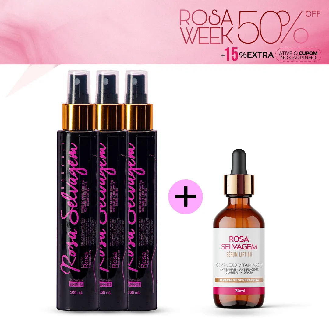 Kit mega selvagem - Rosa Week
