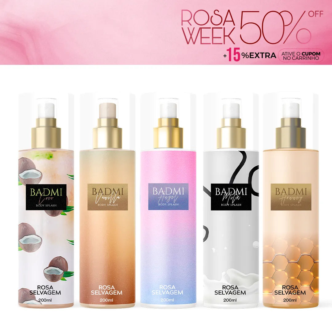 KIT Completo BADMI - Rosa Week