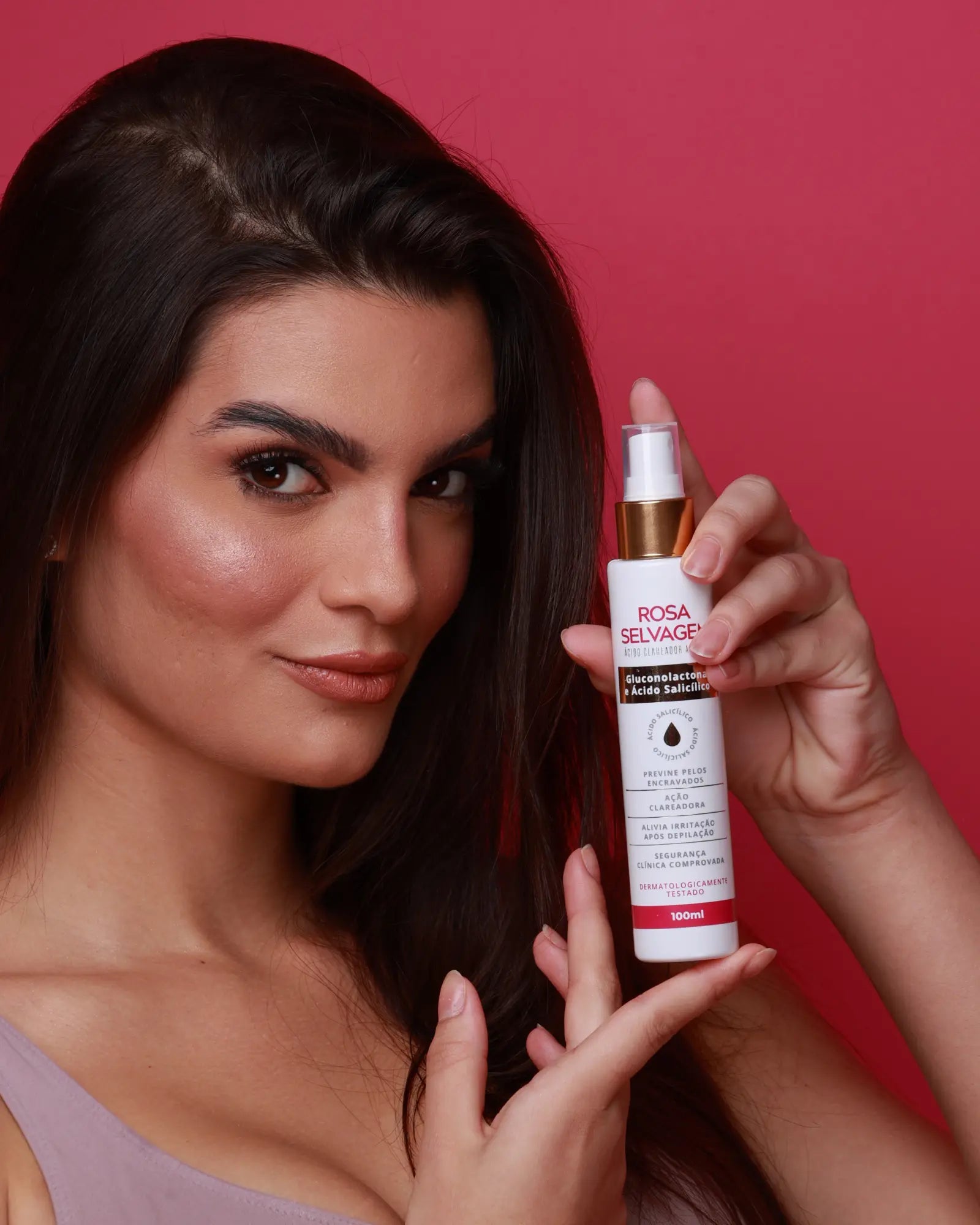 Kit Skincare: Ácido Clareador + Espuma de Limpeza+ Sérum Niacinamida 25% + Óleo Clareador