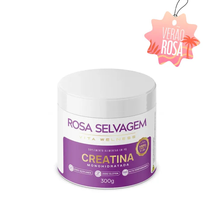 Creatina Monohidratada - Rosa Selvagem