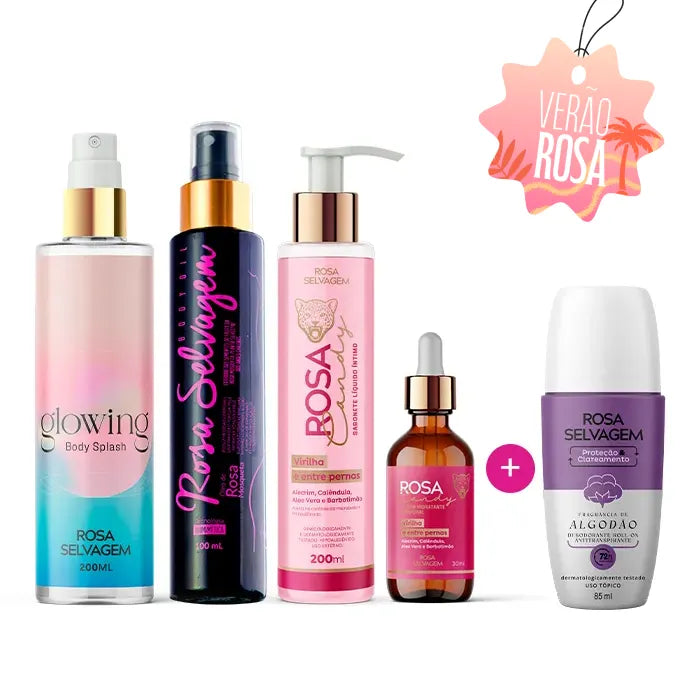 Autocuidado Total + glowing e desodorante algodão