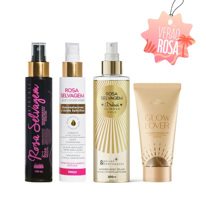 Kit Clareamento & Glow Dubai Gold
