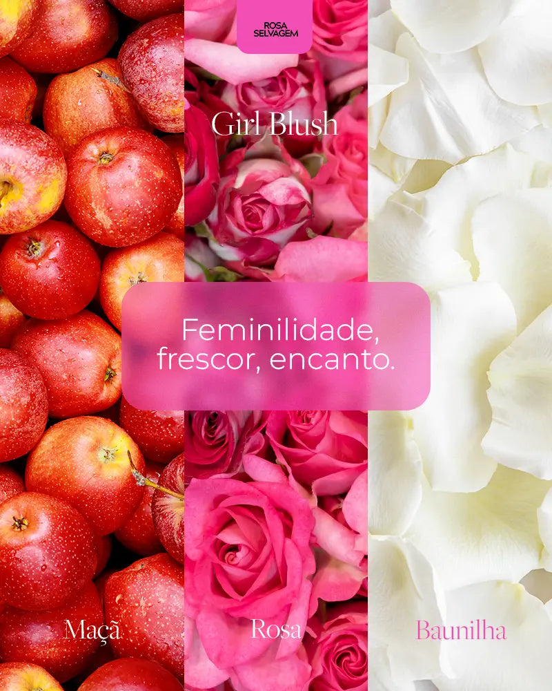 Kit Body Splash Completo Rosa Selvagem