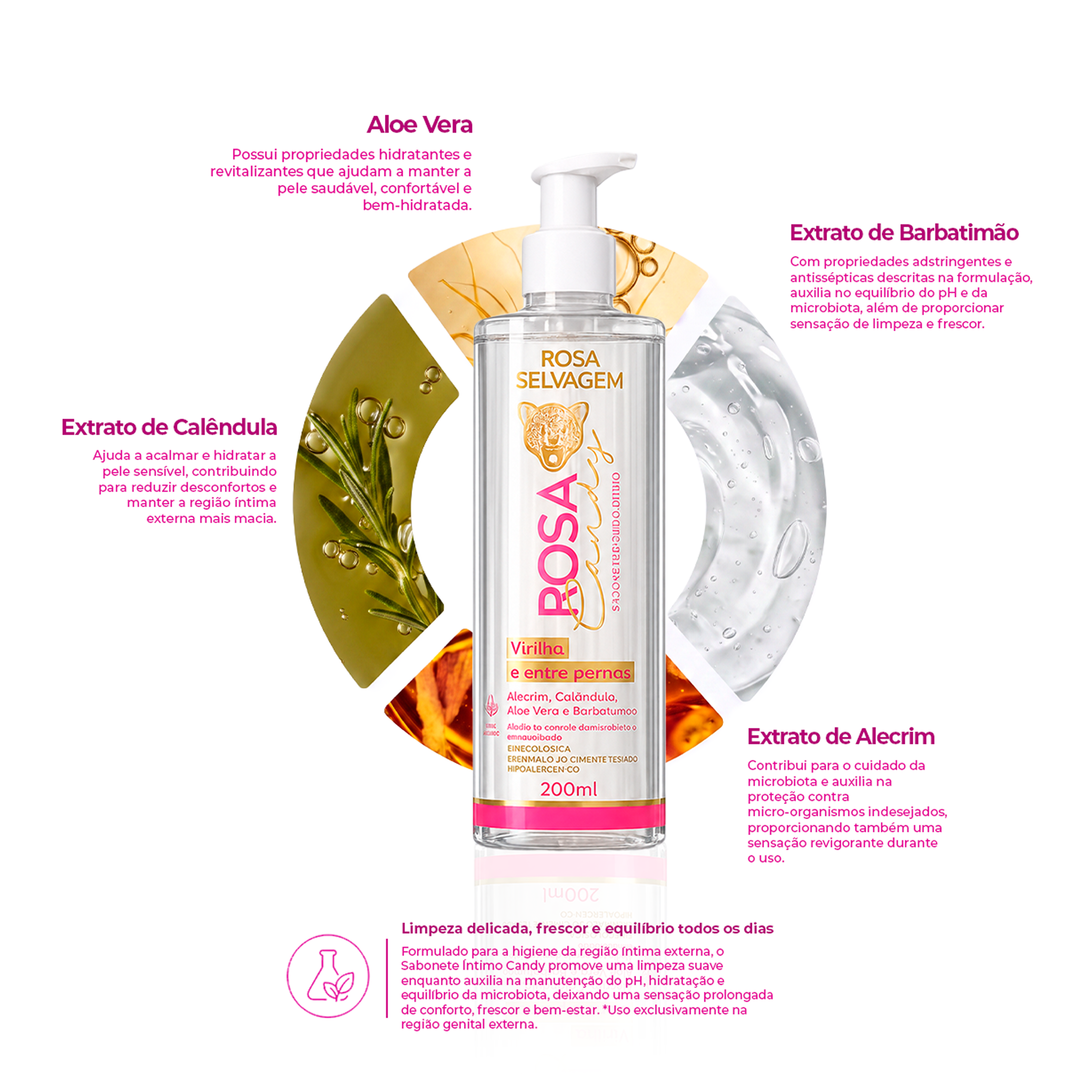KIT Florzinha Rosa Candy - Nathália Valente