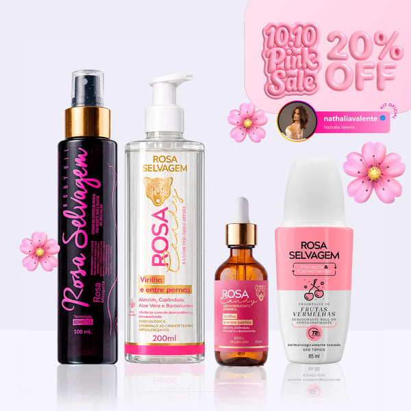 KIT Florzinha Rosa Candy - Nathália Valente