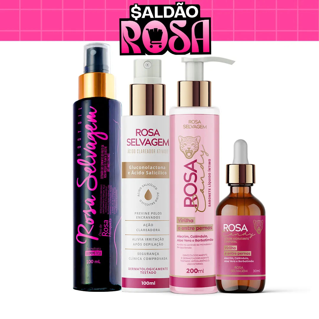 Saldão Rosa - Kit Rosa Candy - Clareamento Intense