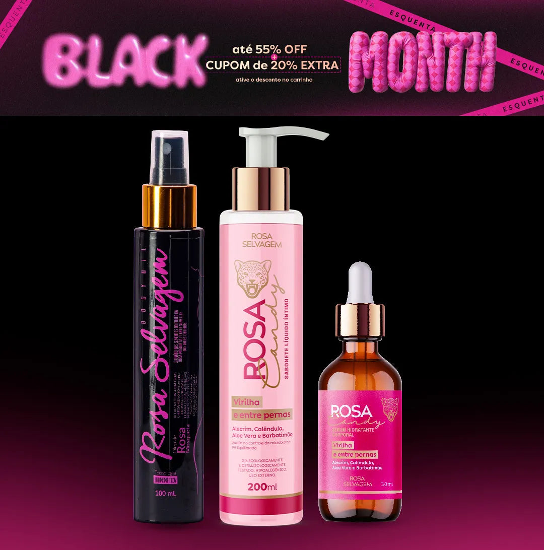 Black month - Kit clareador íntimo