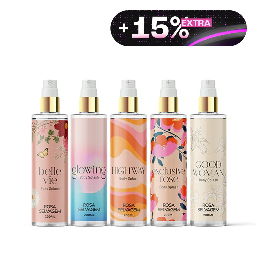 PAYDAY - KIT 5 BODY SPLASHES ROSA SELVAGEM