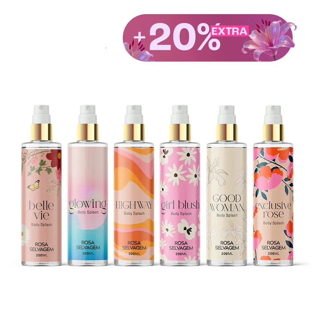 OUTLET - KIT COMPLETO BODY SPLASH ROSA SELVAGEM