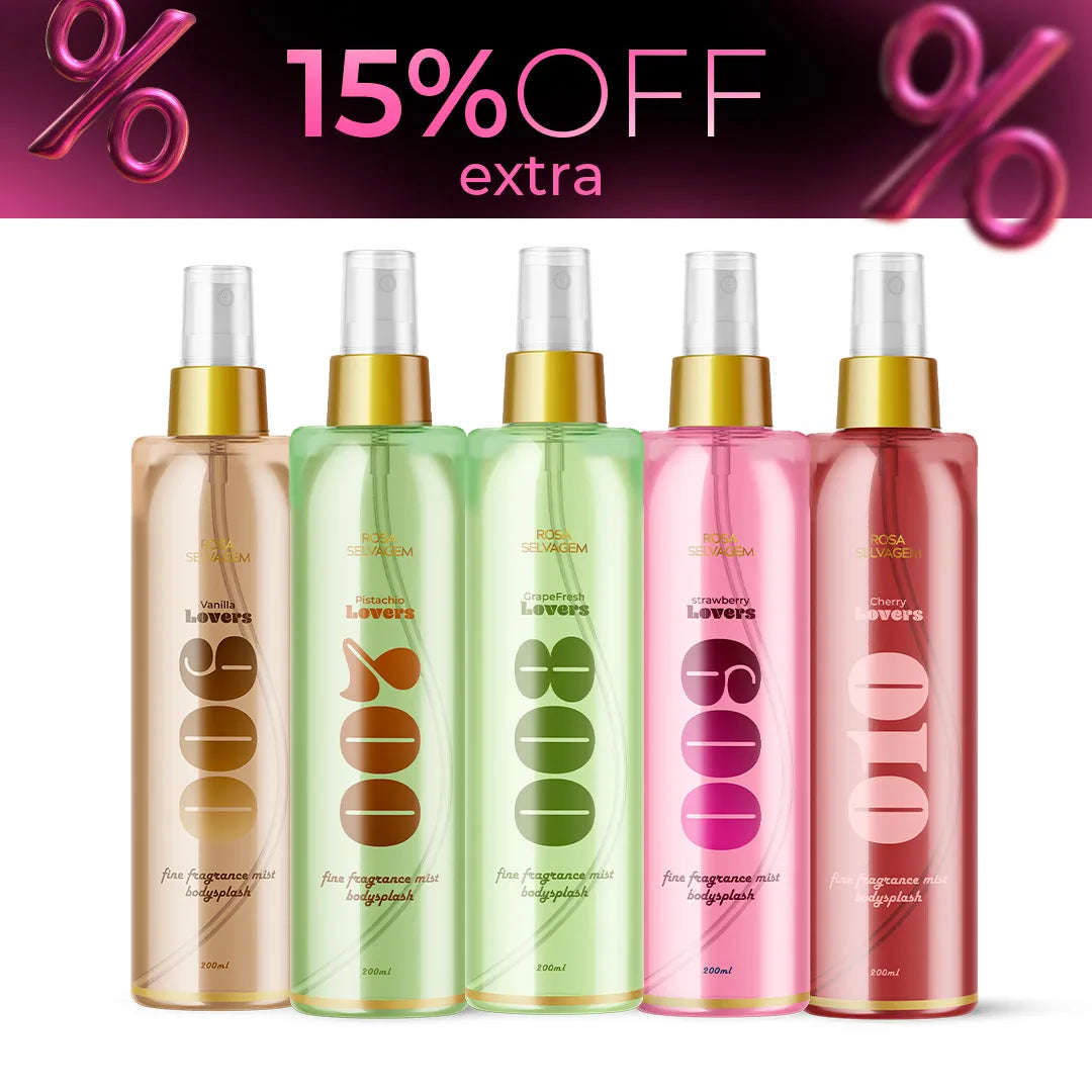 9.9 - Kit body splash roas lovers - 006 a 010
