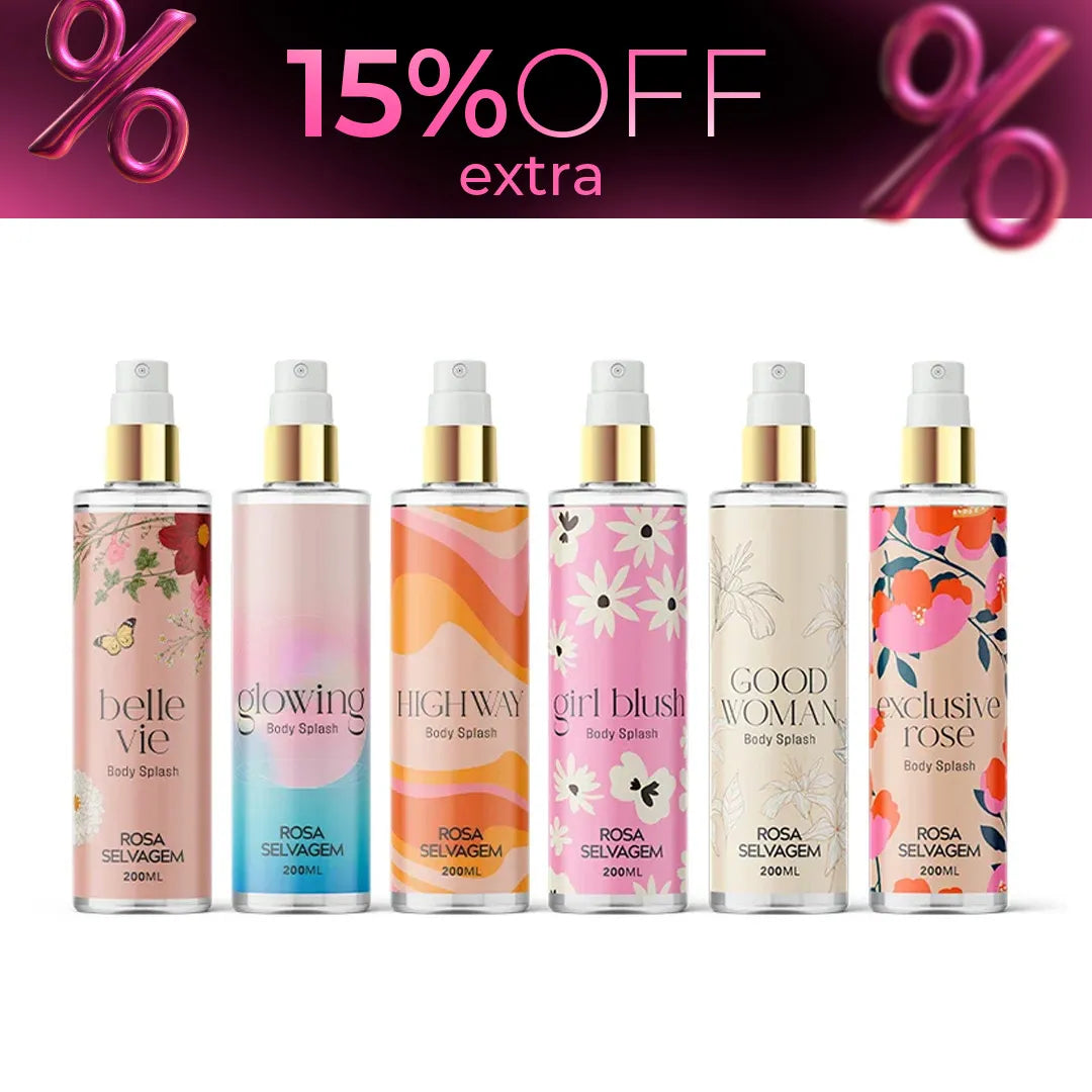 8.8 - Kit Completo Body Splash Rosa Selvagem
