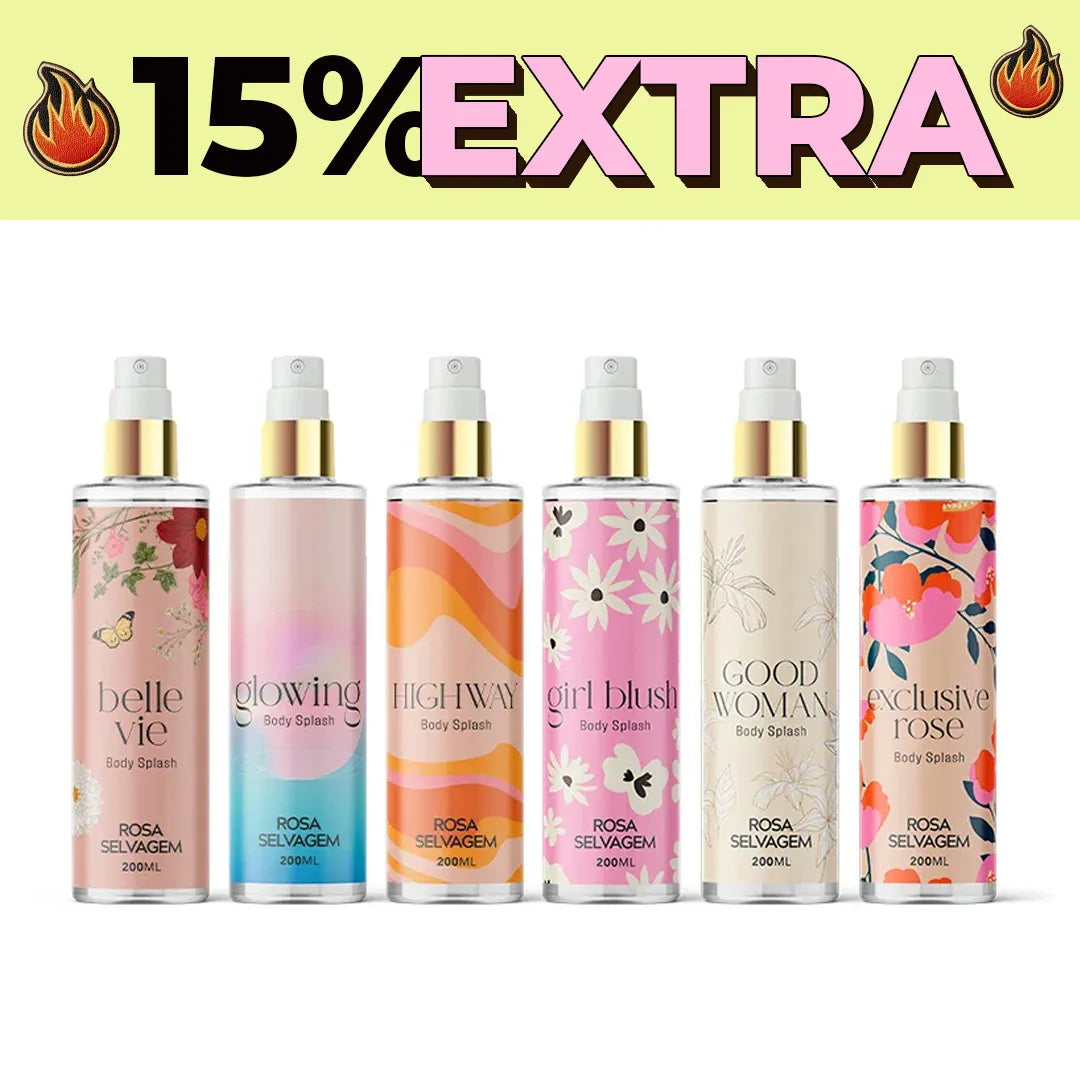 Ultrasale - Kit Completo Body Splash Rosa Selvagem