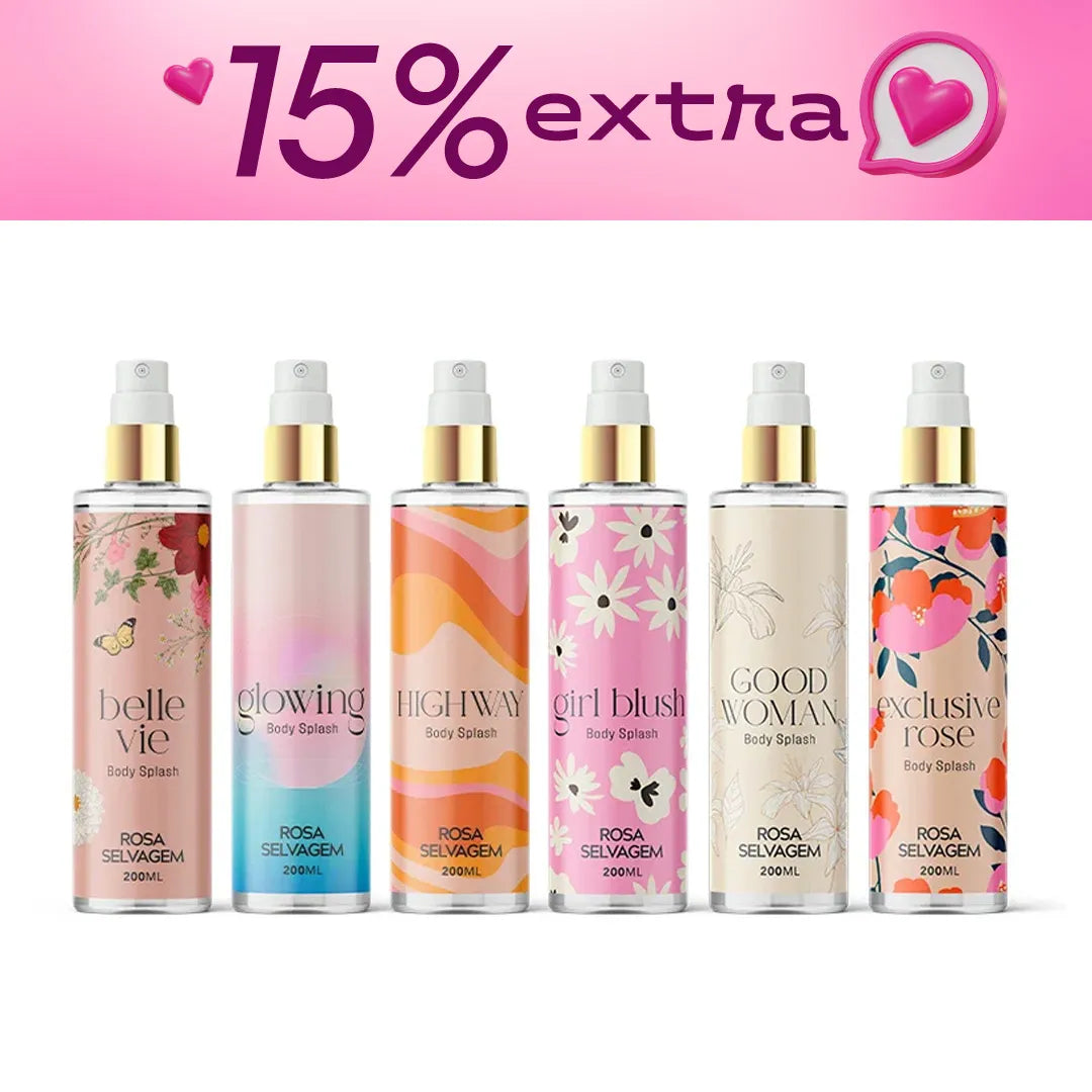 Semana do consumidor - Kit Completo Body Splash Rosa Selvagem