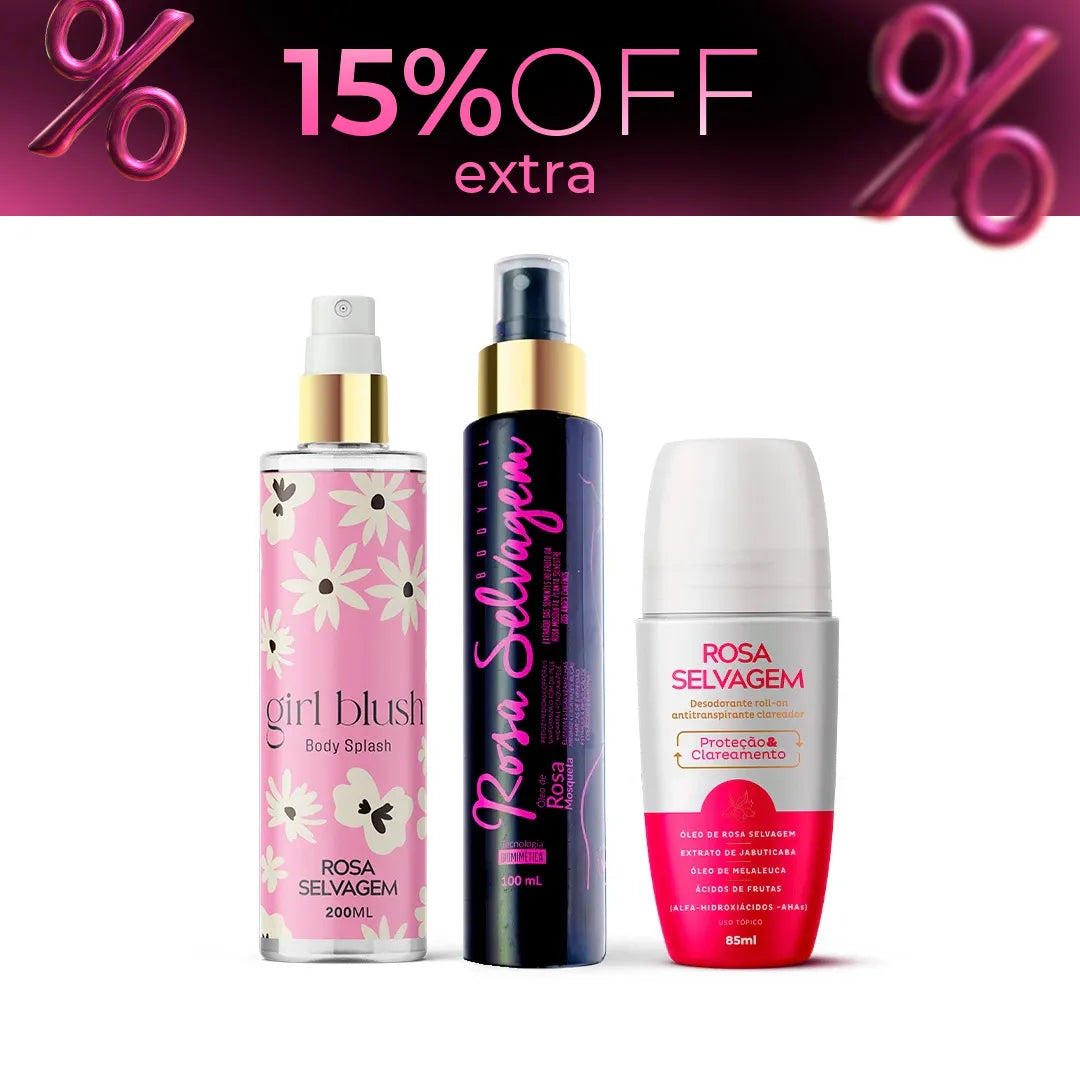9.9 - Kit girl blush - óleo - desodorante
