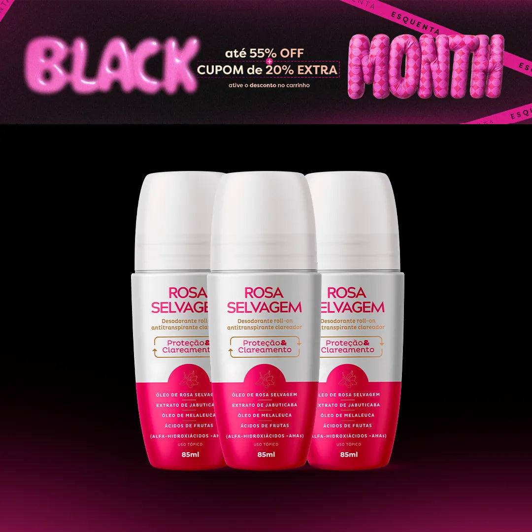 Black month - 3 Desodorantes clareadores