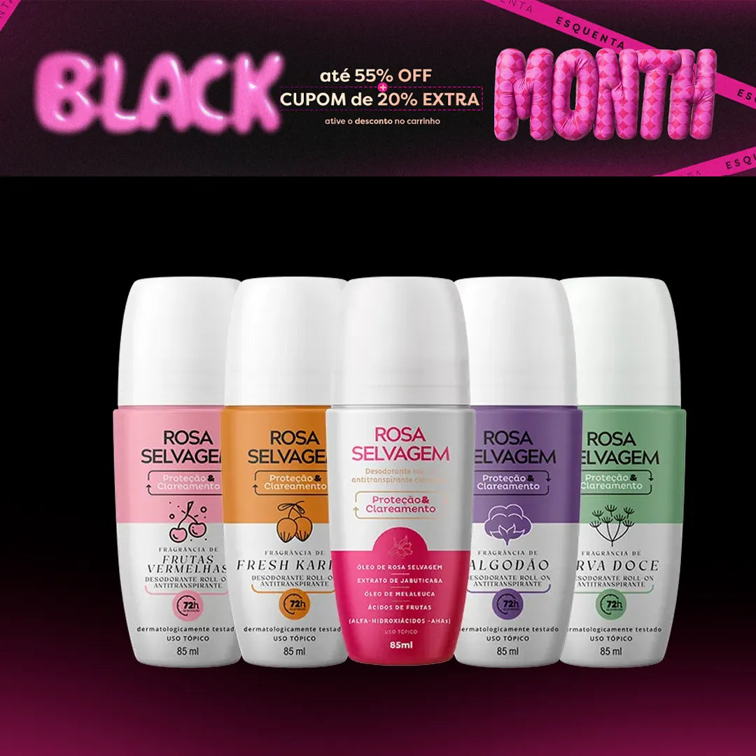 Black month - Kit desodorante clareador completo