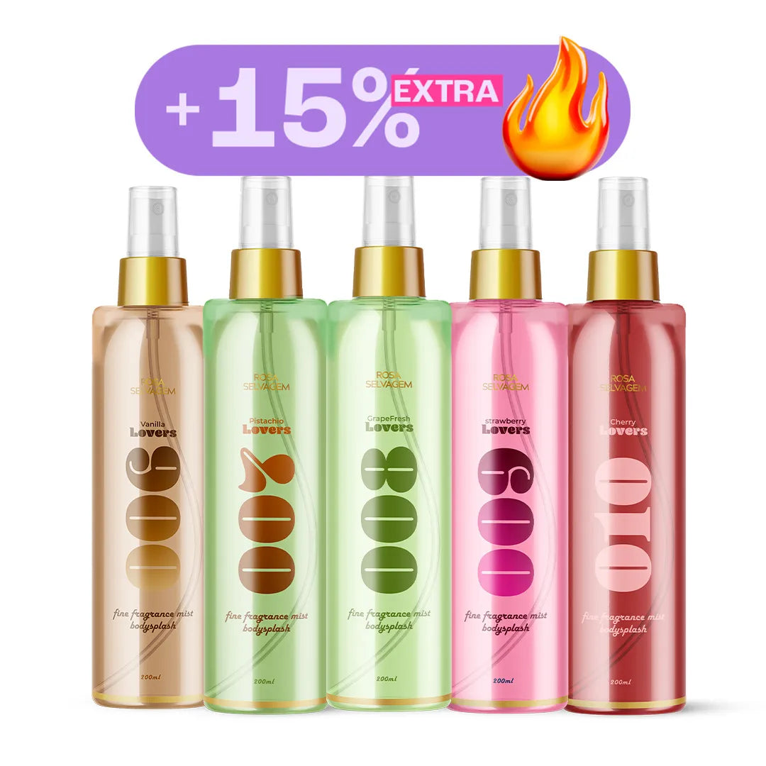 Promo combo - Kit body splash roas lovers - 006 a 010